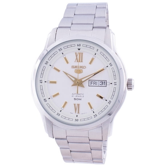 Seiko 5 Automatic White Dial Snkp15 Snkp15k1 Snkp15k Men's Watch