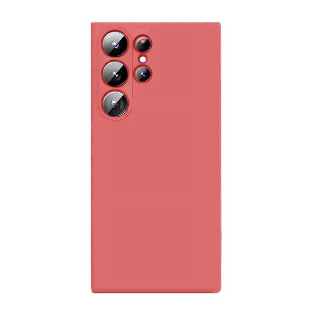 PANDACO Soft Shell Matte Wine Red Case for Samsung Galaxy S24 Ultra