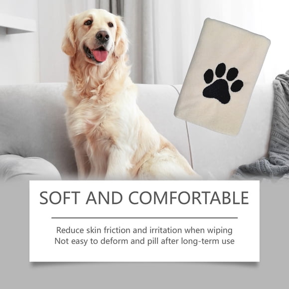 Pet Supplies -Absorbent Microfiber Drying Towel for Cats and Dogs Soft Bath Mat Grooming Washcloth for Indoor Outdoor Use