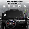 thumbnail image 2 of OLAKIDS 2 Seater Ride on Truck, 12V Battery Powered Electric Vehicle for Kids with Remote Control, Power Display, LED Lights, Story, Suspension System, MP3, Ride on Toy for 3+ Boys Girls, 2 of 9