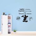 thumbnail image 2 of Le Rire Est Intemporel les Rêves Sont pour Toujours Citation Motivante Autocollant Mural Art Mural Autocollants Designs Autocollants en Vinyle pour la Maison Murs de la Maison Pièces Fenêtres Décoration de Chambre Taille (12x12 Pouces), 2 of 3