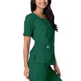 thumbnail image 3 of Adar Universal Women's Scrub Set - V-neck Scrub Top and Elastic Pull-On Scrub Pants, 3 of 7