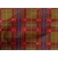 thumbnail image 4 of oneOone Cotton Poplin Fabric Tartan Check Print Sewing Fabric BTY 42 Inch Wide, 4 of 4