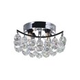 thumbnail image 3 of CWI Lighting Plafonnier Encastré à 4 Lumières avec Fini Chrome, 3 of 6