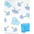 thumbnail image 4 of 30 Pcs Porte-Clés Design Éléphant & Étiquette d'Emballage Cadeau, 4 of 4