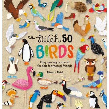 Point 50 Oiseaux: Patrons de Couture Faciles pour les Amis à Plumes en Feutre (Point 50)
