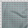 thumbnail image 2 of oneOone Viscose Chiffon Fabric Ikat Style Stripe Print Sewing Fabric BTY 42 Inch Wide, 2 of 3