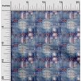 thumbnail image 2 of oneOone Silk Tabby Blue Fabric Patchwork Sewing Material Print Fabric By The Yard 42 Inch Wide, 2 of 4