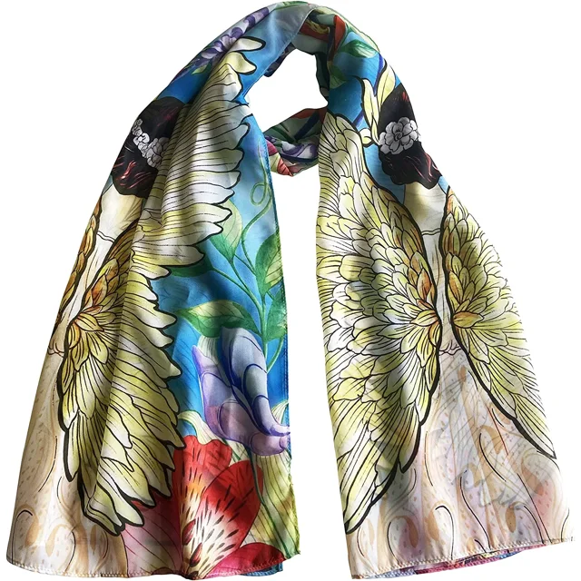 Anuschka Chiffon Scarf - Original Printed Artwork with Super-Soft & Lightweight 100% Polyester Fabric