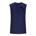 thumbnail image 3 of DPTALR Men Casual Pullover Round Neck Sports Tank Sleeveless Tops, 3 of 5