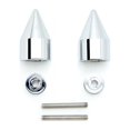 thumbnail image 3 of Krator Bouchons d'Extrémité de Guidon de Poignée de Poignée Argentée Compatibles avec Honda CB919 2002-2007 CB 919, 3 of 3