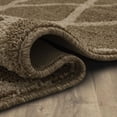 thumbnail image 4 of Mohawk Home Lewis Diamond Near Black/Tan Tufted Polyester Area Rug, 4 of 8