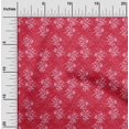 thumbnail image 1 of oneOone Cotton Poplin Fabric Leaves & Floral Block Print Fabric BTY 56 Inch Wide, 1 of 4