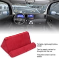 thumbnail image 3 of Red Soft Pillow Tablet Stand Holder Mobile Phone Support Bed Rest Cushion Tablet Reading Holder for Most Tablet Computers, 3 of 9