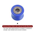 thumbnail image 4 of Unique Bargains 10mm Chain Roller Pulley Tensioner Wheel Guide Concave Type for Bike Sliding Door Blue, 4 of 6