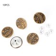 thumbnail image 2 of Ensemble de Boutons en Jean, 10 Pcs Populaire 20 Boutons en Fer Performance de Premier Ordre, 2 of 10