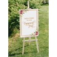 thumbnail image 5 of Darling Souvenir MADE WITH LOVE Watercolor Flower With Border,WelcomeSignLarge Decorative PosterWelcomeTo Our Engagement Poster For Easel Party Collection- 18x12, 5 of 5
