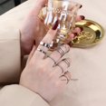 thumbnail image 4 of ORUYROP 3-10 Pcs Knuckle Rings Set Stainless Steel Ring Simple Smooth Finger Stackable Rings Set for Women Plain Band Rings, 4 of 7
