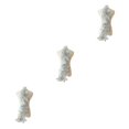 thumbnail image 2 of relayinert Belle Robe en Dentelle Florale Applique Patch pour Robes de Mariage Uniques Robe de Mariage Unique Dentelle Applique Gris 3Ensemble, 2 of 6