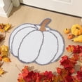 thumbnail image 3 of HCBY Cute Pumpkin Bath Mat For Living Room, Bedroom Small Fluffy Washable Rug Non Slip Bath Mats Thanksgiving Fall Door Mat, 3 of 6