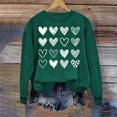 thumbnail image 3 of Yuyuzo Chandails en Molleton pour Femmes Décontractés Saint-Valentin Manches Longues Col Rond Ample Ajusté Mince Chandail Tops, 3 of 5
