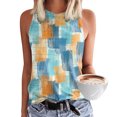 thumbnail image 2 of Cathalem Tee-Shirt à Manches Courtes pour Femmes Col Rond Crop Tops Surdimensionnés Hauts d'Entraînement Tees, Bleu Ciel P, 2 of 4