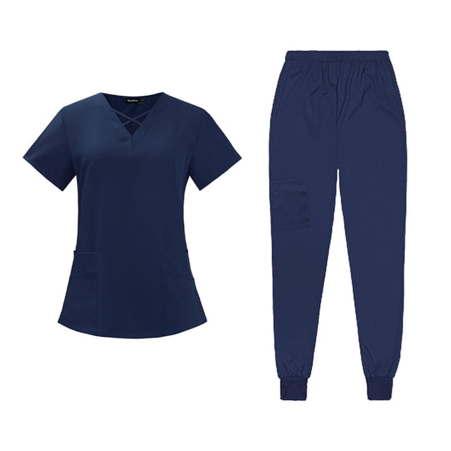 Nursing Keeper Set for Women, Work Suits, Soft Long Pants, Nurse Uniform, Scrub XL