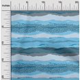thumbnail image 1 of oneOone Tissu Polyester Spandex Bleu Ciel Abstrait Matériel de Robe Tissu Imprimé Tissu au Mètre 56 Pouces de Large-Fo6, 1 of 4