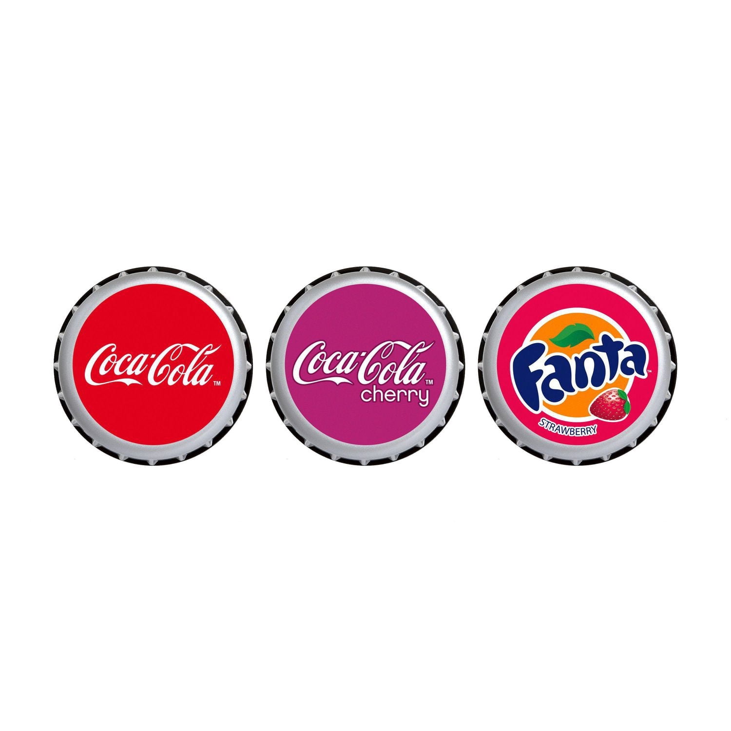 Coke Bottle Cap Lip Balm Trio