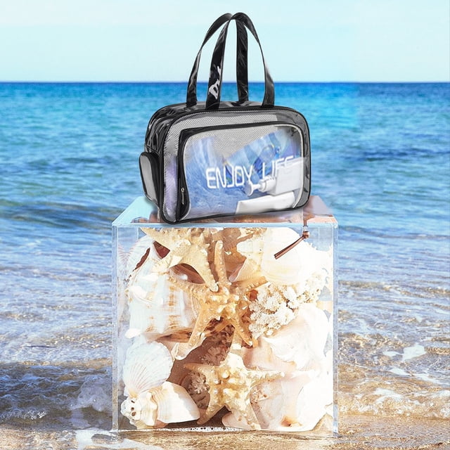 Dvkptbk Beach Pocket Sacs de Plage Anti-Sable Séparation Sec et Humide Sac de Natation en Filet pour Piscine Sac de Plage Sac de Rangement Filet de Courses