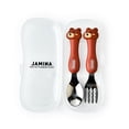 thumbnail image 1 of Amdohai 2Pcs Kids Travel Carry Set Children Portable Tableware Toddler Utensils Kids Spoon & Fork Set with Travel Case, 1 of 8