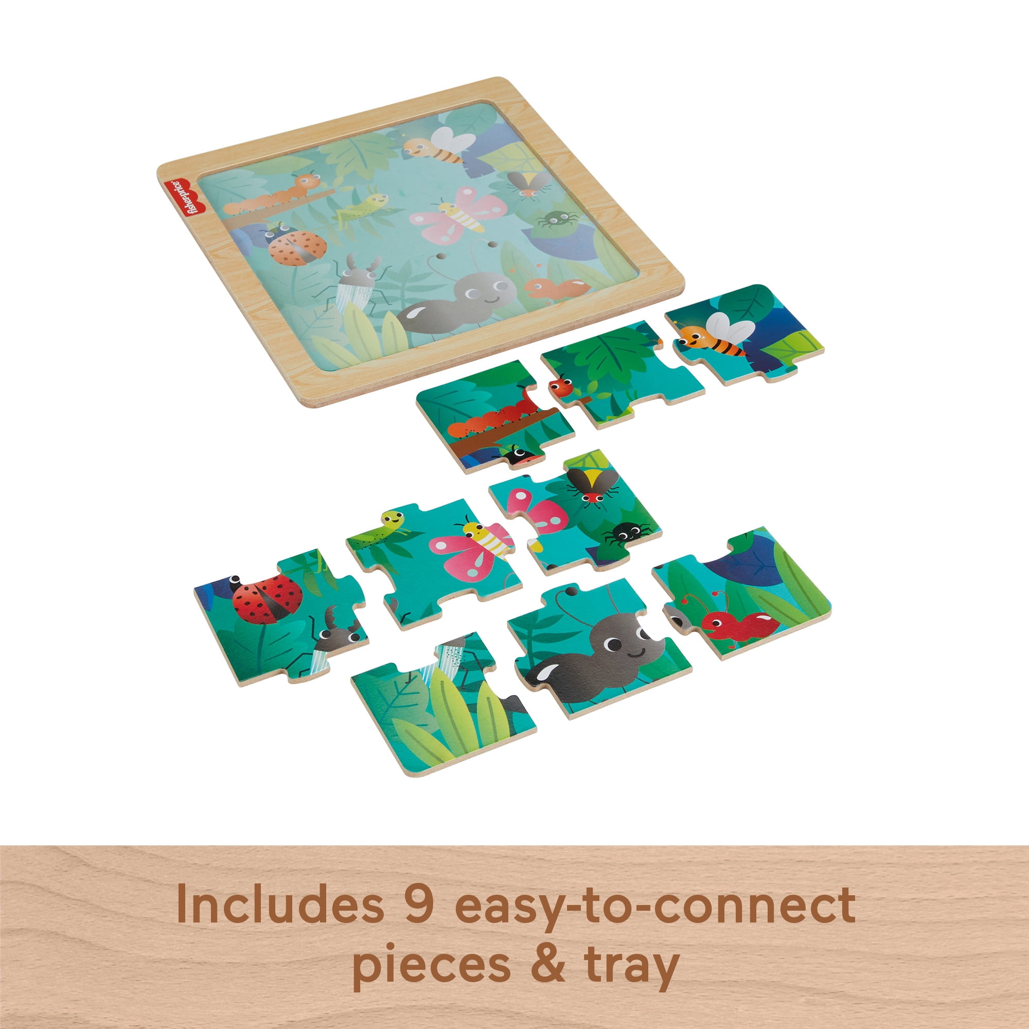 Fisher-Price Puzzle en bois Thème Jungle - Exclusivité Walmart