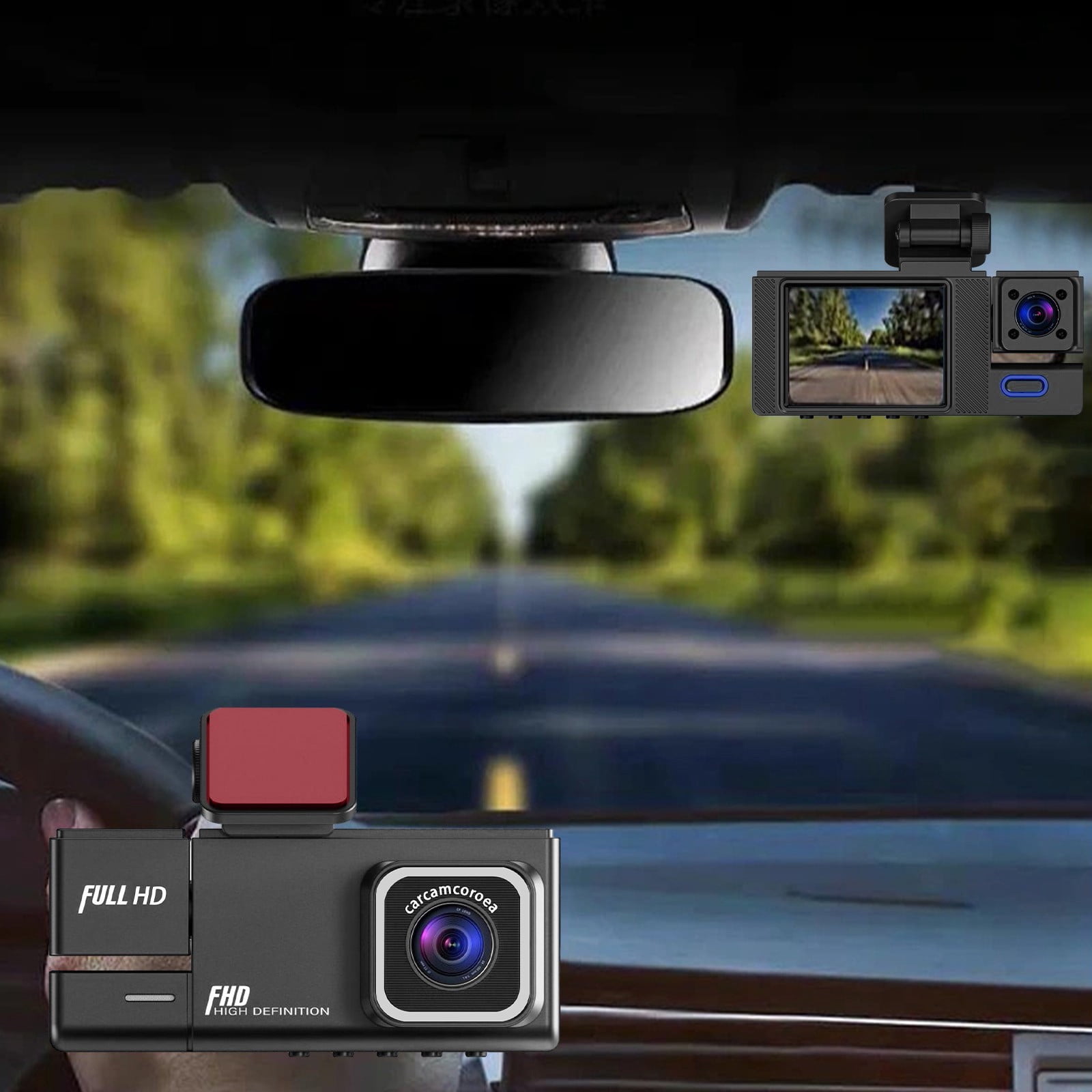 Dash Camera for Cars,Dash Cam Front,Dash Cam Front and Inside with 32G Card 1080P for Cars 170 Degrees Wide Angle 2.0' Ips Screen Dashcam G-Sensor Loop Recording Wdr Night Vision,Dashcams for Cars