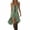Green# dresses for women, variant on Oksale Western Dress for Women Cowgirl Vintage Lace Belted Sleeveless Midi Sundress Spaghetti Strap High Low Hem Cocktail Dress for Holiday Black S