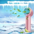 thumbnail image 4 of Portable Handheld Fan, Powerful Hand Held Mini Fan, New High-speed Refrigeration Fan Handheld USB Brushless Intelligent Digital Display 100 Mini Portable Fan, 4 of 5