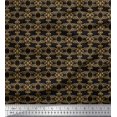 thumbnail image 1 of Soimoi Cotton Duck Fabric Filigree Damask Print Fabric by The Yard 56 Inch Wide, 1 of 3