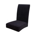 thumbnail image 1 of Stretch Elastic Dining Chair Covers - One-Piece Fabric Slipcovers for Home & Hotel, Conjoined Seat & Back Protector, Easy Fit, 1 of 1