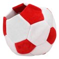 thumbnail image 1 of Lit pour Animaux de Compagnie en Forme de Football, Lit de Grotte pour Animaux de Compagnie Confortable Semi-Fermé Amovible pour Animaux de Compagnie pour Chatons Noir Blanc, Blanc Rouge, 1 of 8