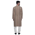 thumbnail image 3 of Atasi Button Down Asymmetric Printed Long Sleeve Rayon Kurta Pyjama Set, 3 of 4