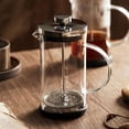 thumbnail image 4 of MesaSe 1 Pce Cafetière à Pression Française Classique - Filtre Réutilisable en Verre Borosilicaté Élevé et Acier Inoxydable, Fonctionnement Manuel pour la Maison Ou le Restaurant, 4 of 7