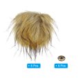 thumbnail image 3 of Unique Bargains Fluffy Soft Faux Fur Pom Poms for Hats with Snap Button, Light Yellow 6Pack, 3 of 7