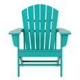 thumbnail image 3 of Chaise Adirondack Classique d'Extérieur (Ensemble de 4) en Turquoise, 3 of 7