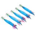 thumbnail image 2 of 5 Pieces Luminous Squid Jigs Hooks For Sleeve-fish Cuttlefish Blue, 2 of 7
