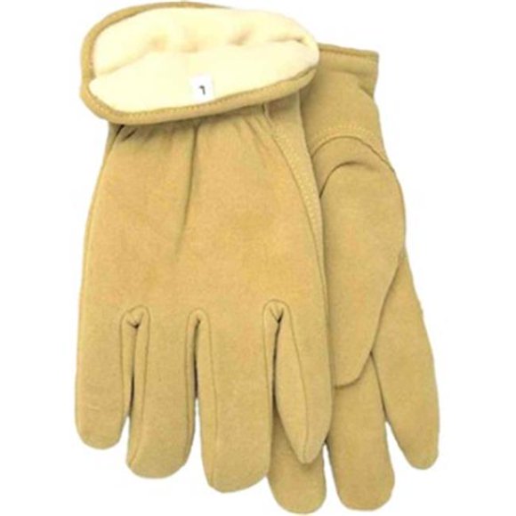 Boss Manufacturing 7186L Deerskin Lined Gloves, Large