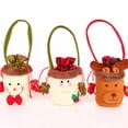 thumbnail image 4 of Decodeary Xmas Tree Pendent Gift Holder Candy Bag Exquisite Holiday Supplies Deer Shape, 4 of 6