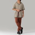 thumbnail image 4 of Men Medieval Costume Renaissance Templar Knight Vintage Tunic Tops, 4 of 6