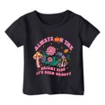 thumbnail image 1 of TZEWGL Tees For Infnat Graphic Print Round Neck Loose Short Sleeve Clothing For Infnants size 12-13T, 1 of 4