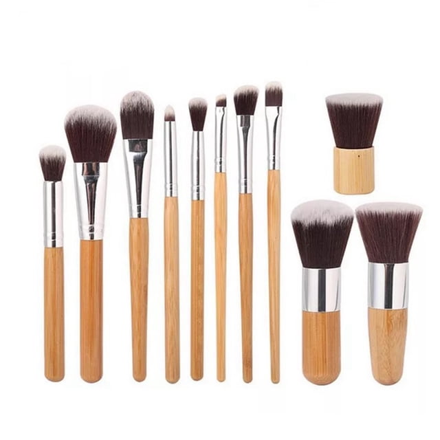 Cosmetic Brushes,11pcs Makeup Brushes Bamboo Makeup Tool Makeup Brushes Set Elevate Your Experience
