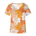 thumbnail image 4 of DEELLEEO Blouse d'Été à Imprimé pour Femmes T-Shirts à Manches Courtes Hauts, 4 of 6