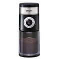 thumbnail image 1 of KRUPS Precise Burr Electric Coffee Grinder, Stainless Steel, with Grind Size and Cup Selections, 12-Cup, Black, 1 of 6